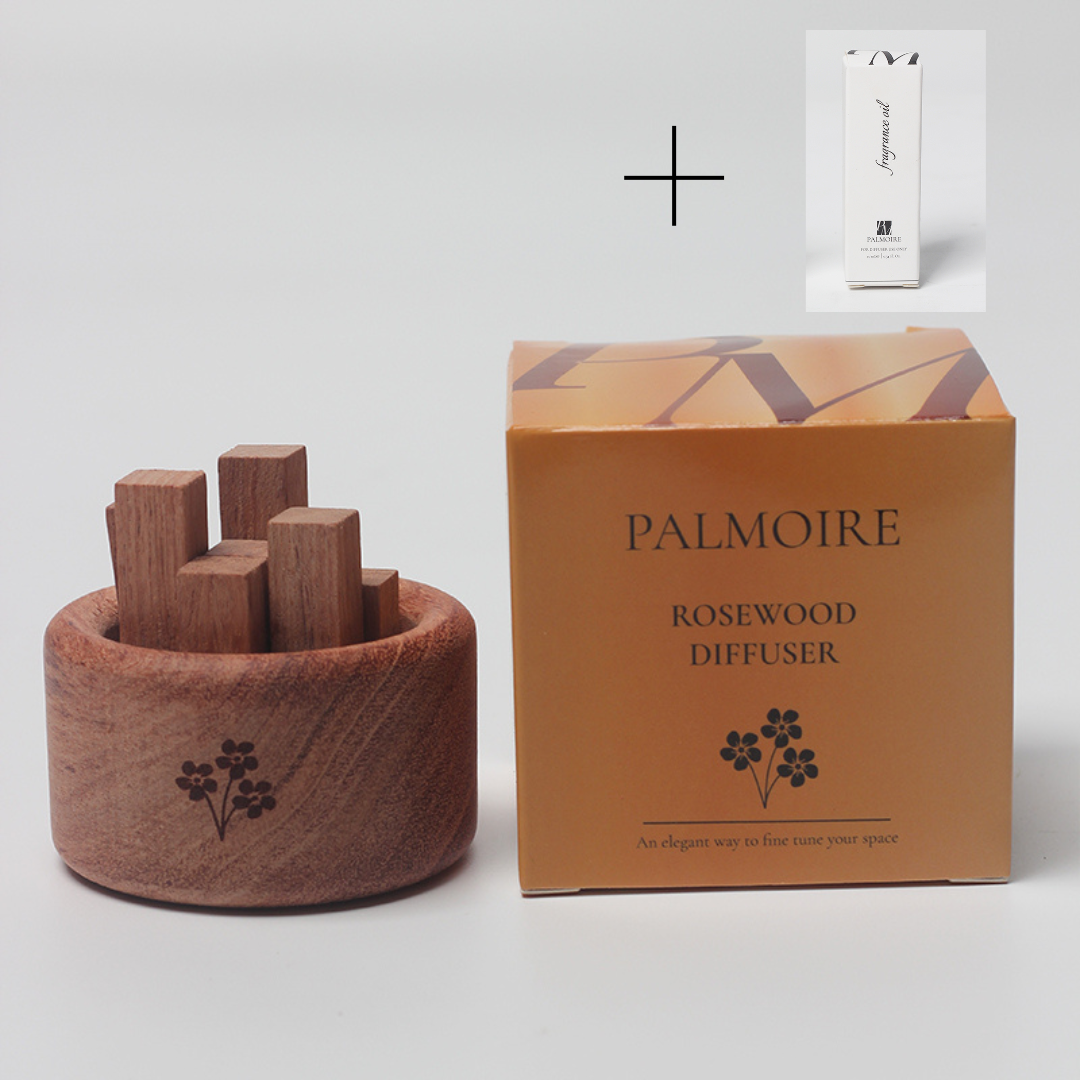 Wood Diffuser - Rosewood by PALMOIRE