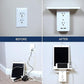 Executive Shelf Multi Charge Wall Outlet by VistaShops