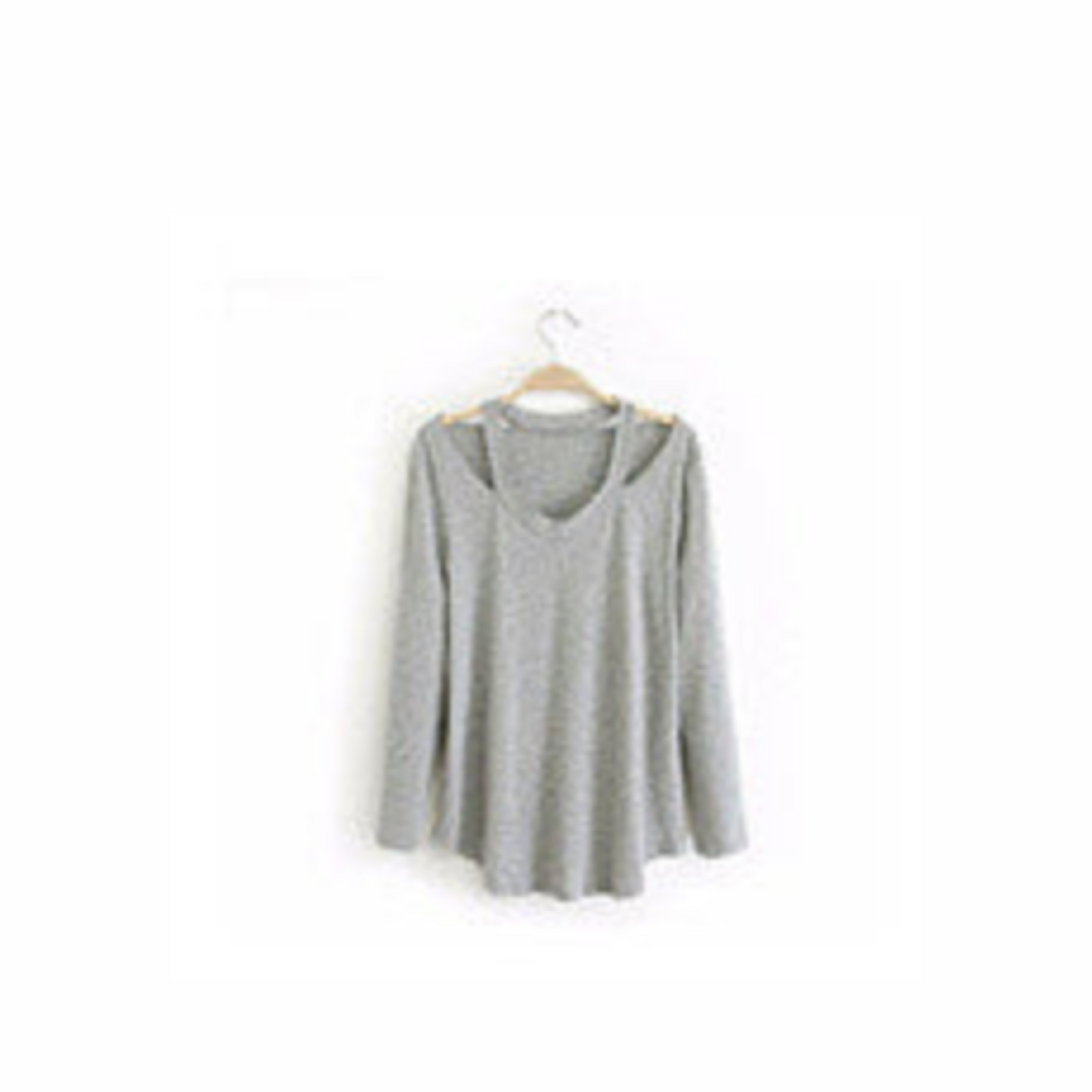 Cut Out To Lounge Top Easy Wear Long Sleeves In 6 Colors by VistaShops