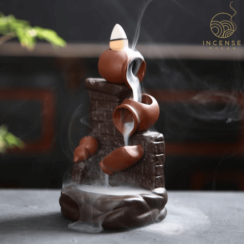 Ceramic Water Backflow Incense Burner by incenseocean