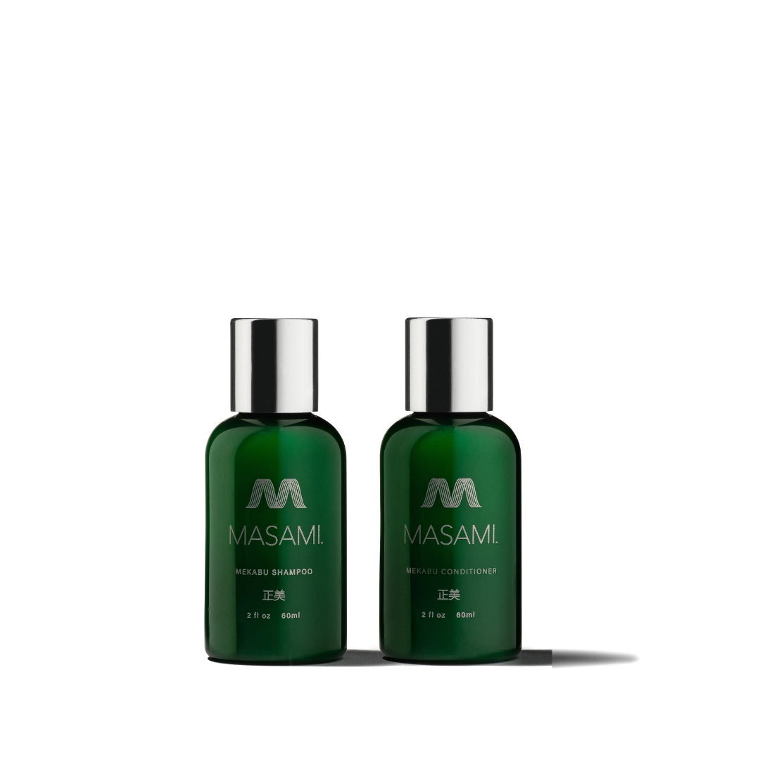 Mekabu Hydrating Travel Shampoo & Conditioner by Masami