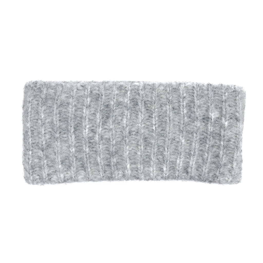 Gray Ribbed Alpaca Ear Warmer by SLATE + SALT