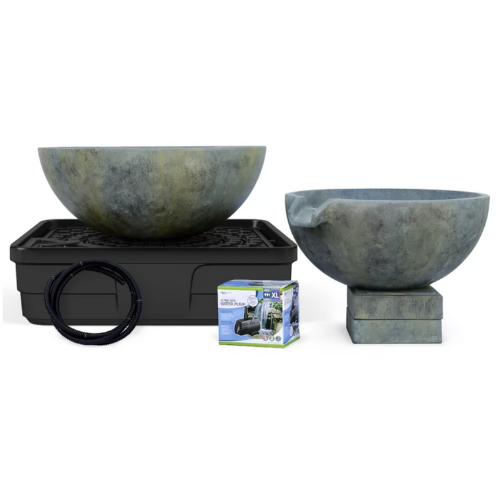 Spillway Bowl And Basin Landscape Fountain Kit by Aquascape