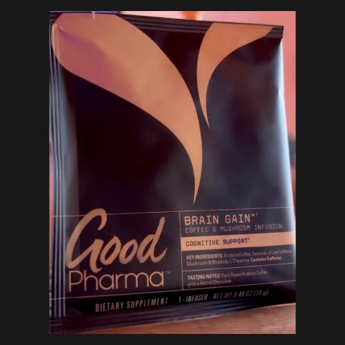 Good Pharma™  Brain Gain™* – Coffee & Mushroom Infusion by CULTUREShrooms - Lotus and Willow