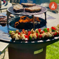 ARTEFLAME Classic 40" Grill with a High Round Base with Storage Home Chef Max Bundle with 10 Grilling Accessories by Arteflame Outdoor Grills