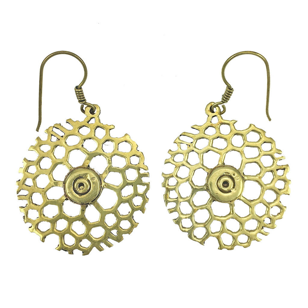 Honeycomb Bomb Earrings by SLATE + SALT