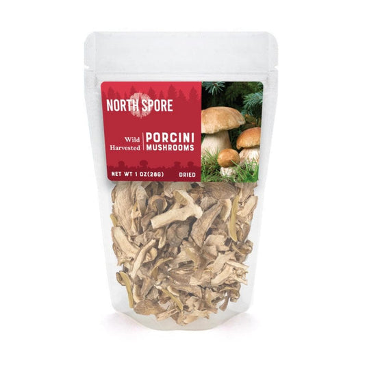 Dried Wild Porcini Mushrooms by North Spore