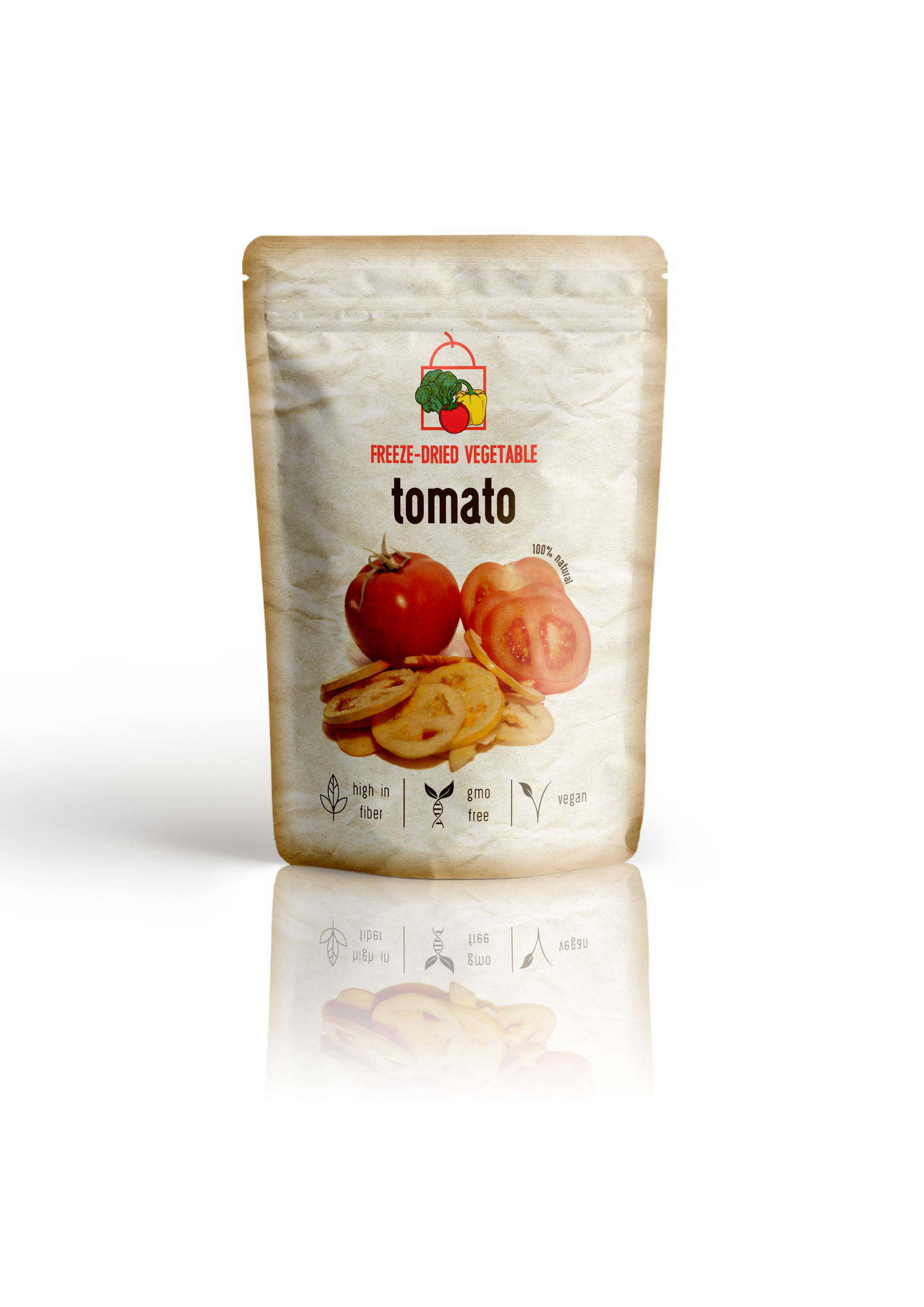 Freeze-Dried Tomato Slices by Diaita Smart Foods (Worldwide Shipping)