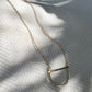 Half Moon Necklace by SLATE + SALT