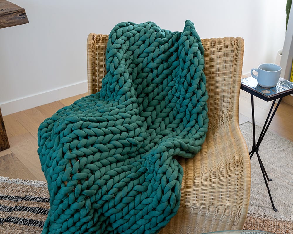 Gravity Chunky Knit Blanket by Gravity Blankets