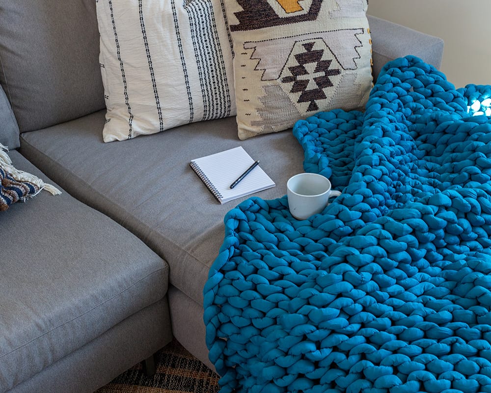 Gravity Chunky Knit Blanket by Gravity Blankets