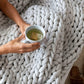 Gravity Chunky Knit Blanket by Gravity Blankets