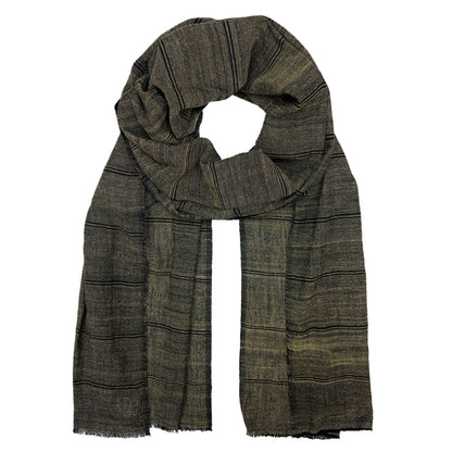 Earthy Striped Scarf by SLATE + SALT