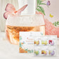 6 Butterfly Flower Tea Bag Orange Box by KKOKDAM