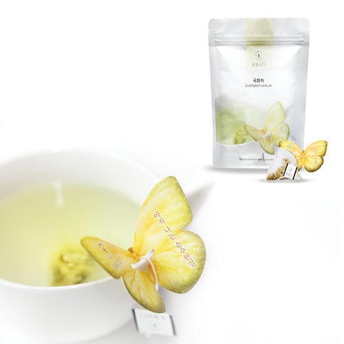 Chrysanthemum Butterfly Tea Bag Pouch (10ea) by KKOKDAM