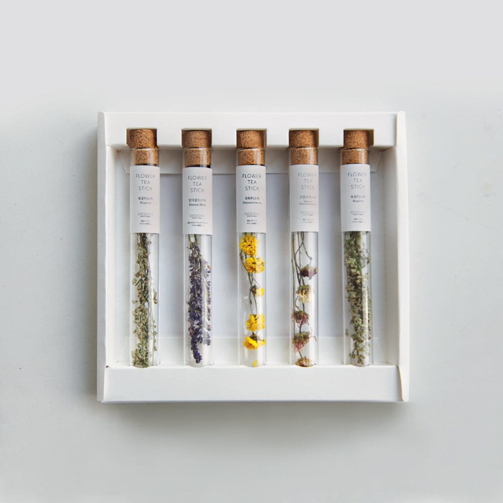 Assorted Flower Tea Stick Gift Set by KKOKDAM