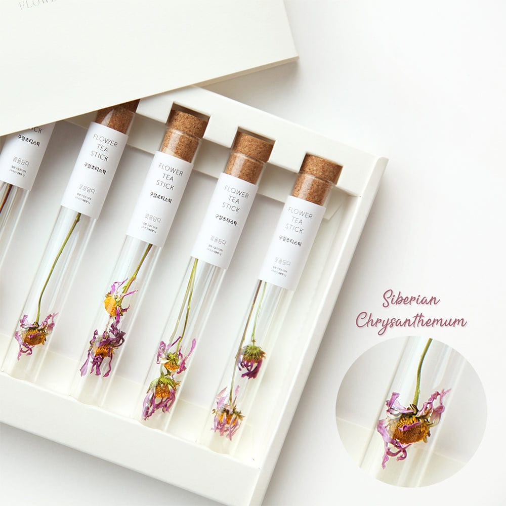 Siberian Chrysanthemum Flower Tea Stick Gift Set by KKOKDAM