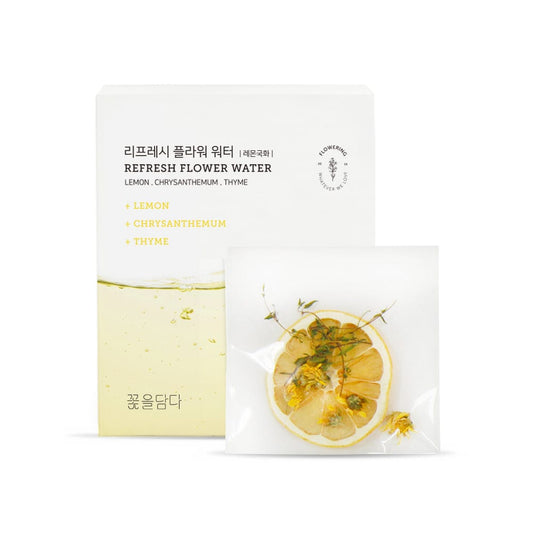 Fruit & Flower Tea (10ea) Box - Lemon & Chrysanthemum & Thyme by KKOKDAM