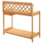 Wooden Potting Bench with Storage Drawer