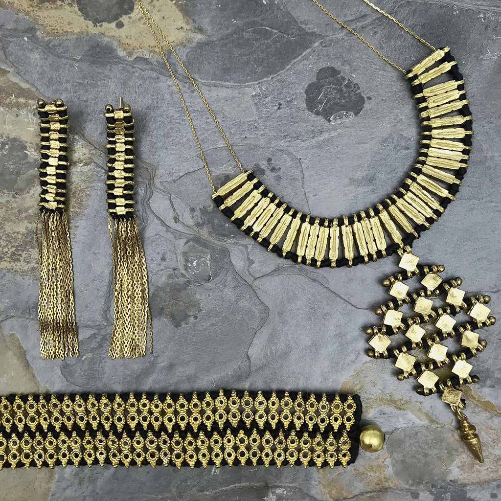 Nadu Temple Necklace by SLATE + SALT