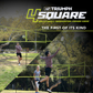 4 Square Volleyball and Badminton Combo Set by Triumph Sports