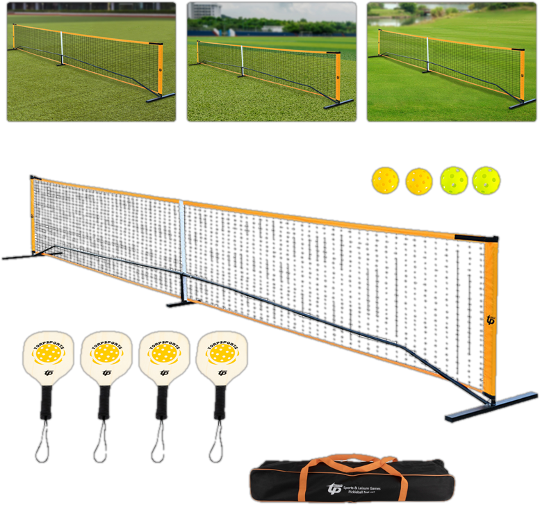 Pickleball with Carrying Case by OUKANING