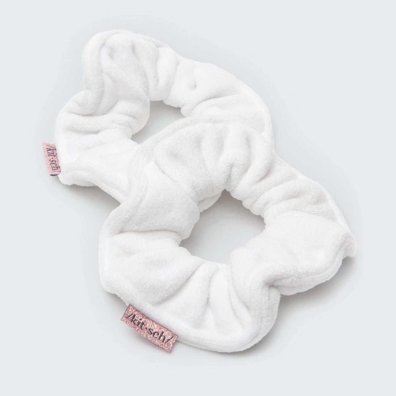 Towel Scrunchie 2 Pack - White by KITSCH