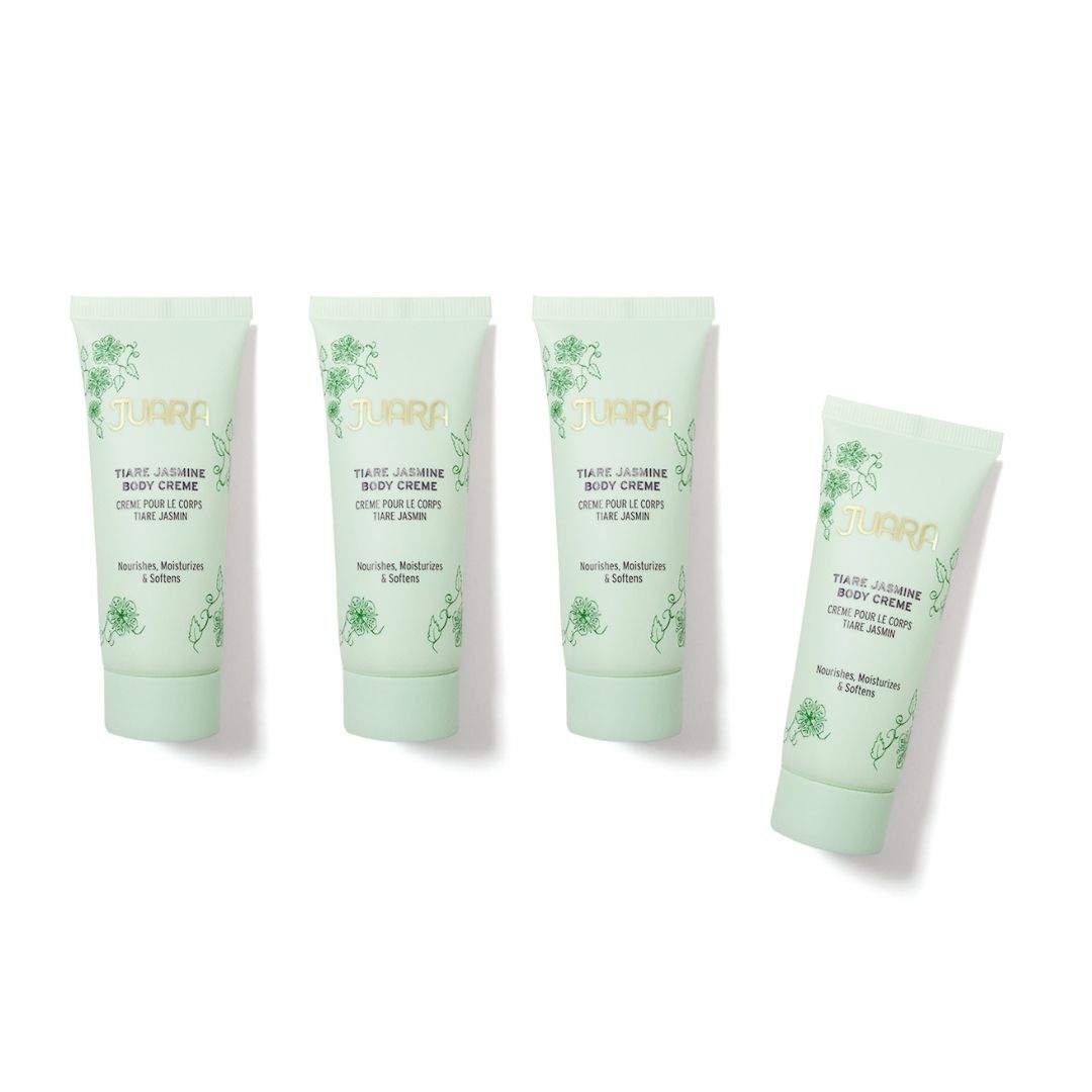 4-Pack Travel Size Tiare Jasmine Body Creme, 1.5 oz by JUARA Skincare