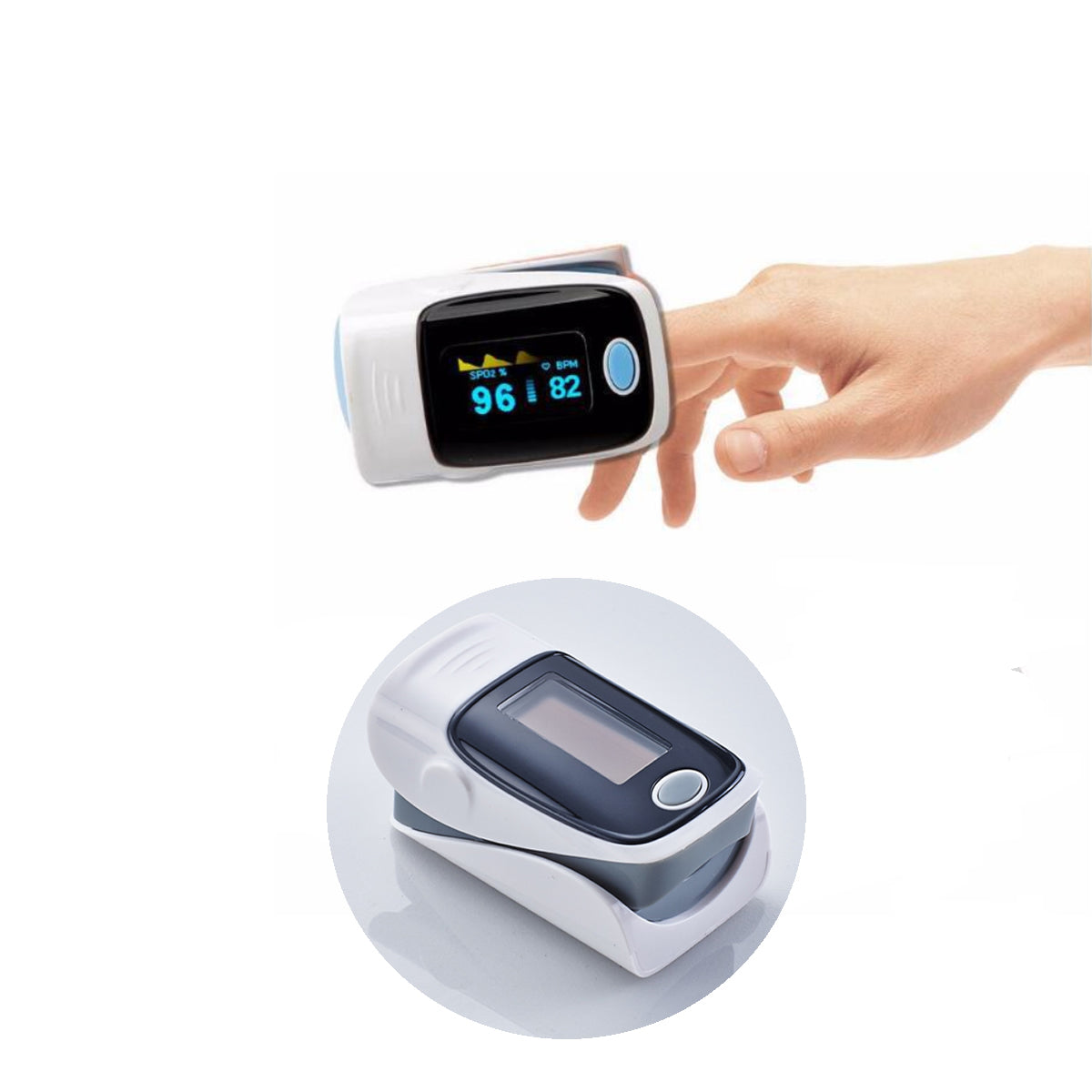 Fingertip Pulse Oximeter And Blood Oxygen Saturation Monitor With LED Display by VistaShops