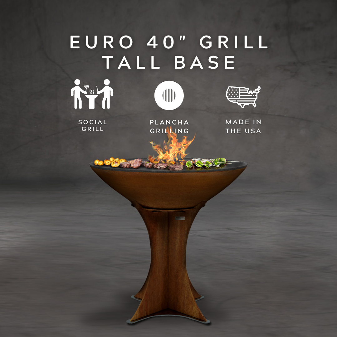 Arteflame Classic 40" Grill - Tall Euro Base by Arteflame Outdoor Grills