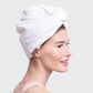 Microfiber Hair Towel - White by KITSCH