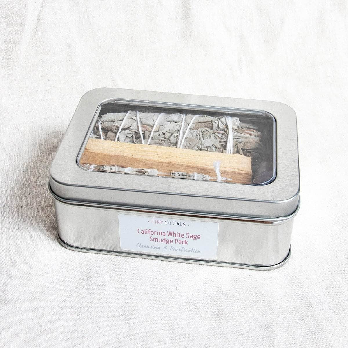 California White Sage Smudge Gift Pack by Tiny Rituals