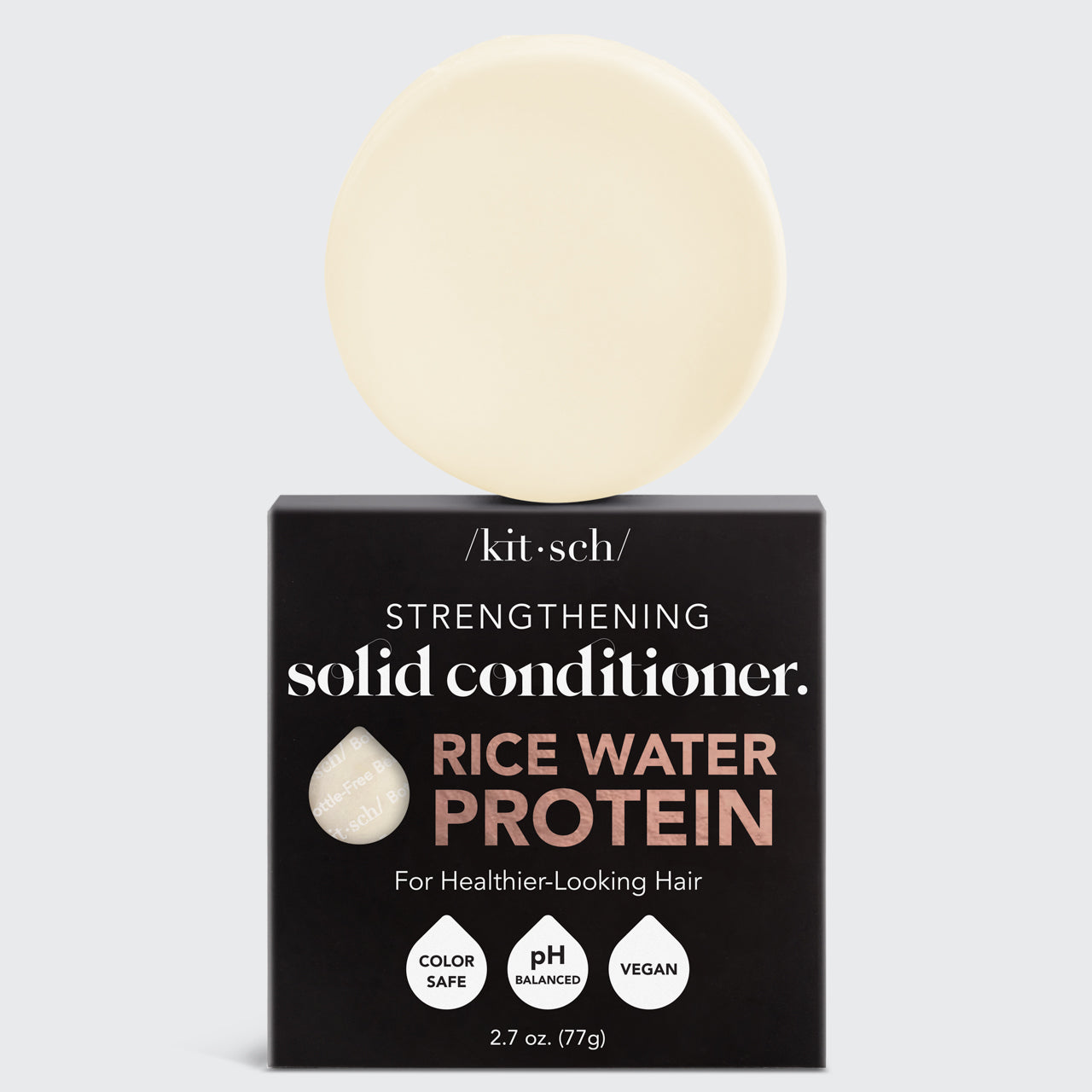 Rice Water Conditioner Bar for Hair Growth by KITSCH - Lotus and Willow