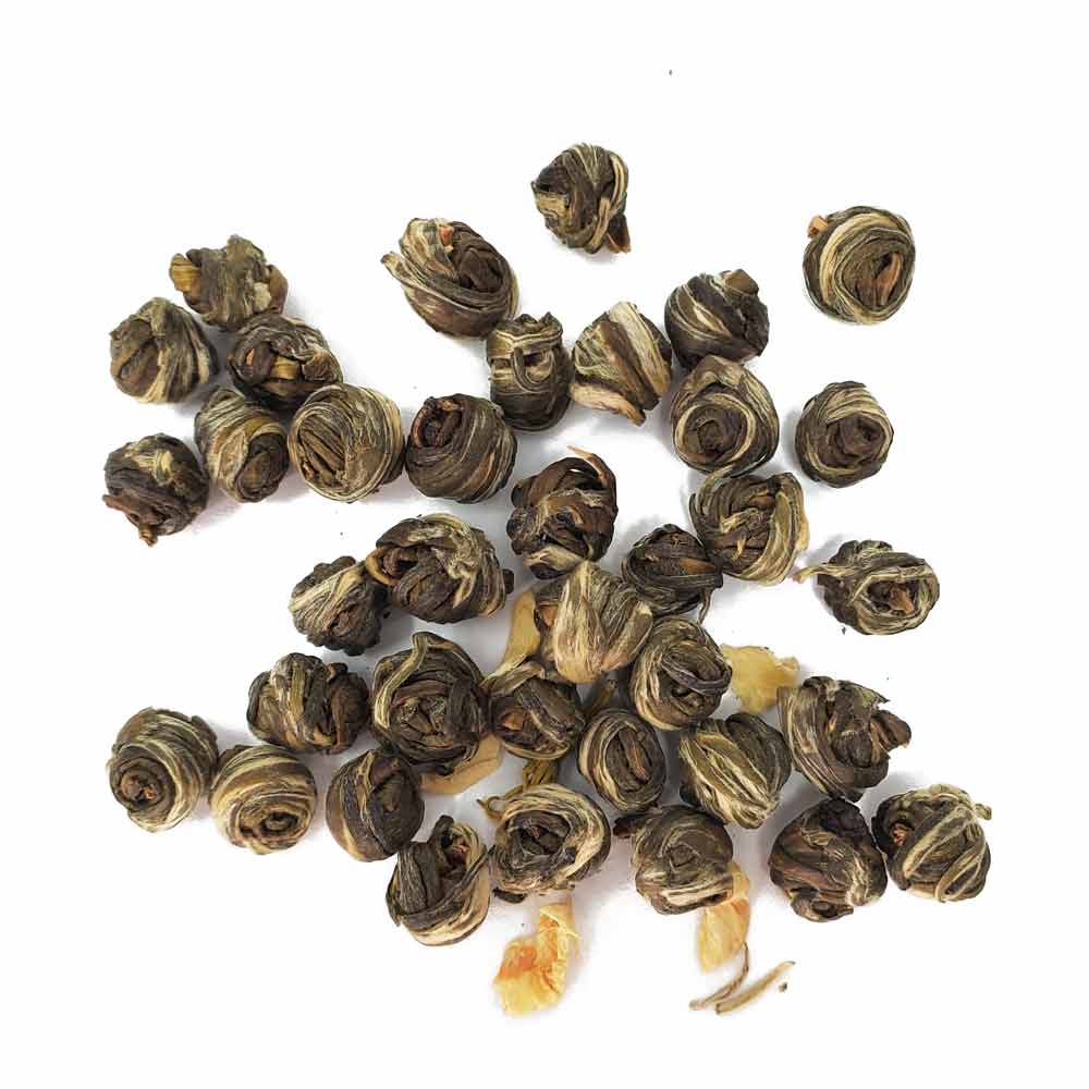 6X Royal Jasmine Pearls by Tea and Whisk - Lotus and Willow