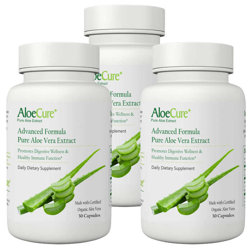 AloeCure Advanced Formula Capsules - 30ct Travel Size by AloeCure