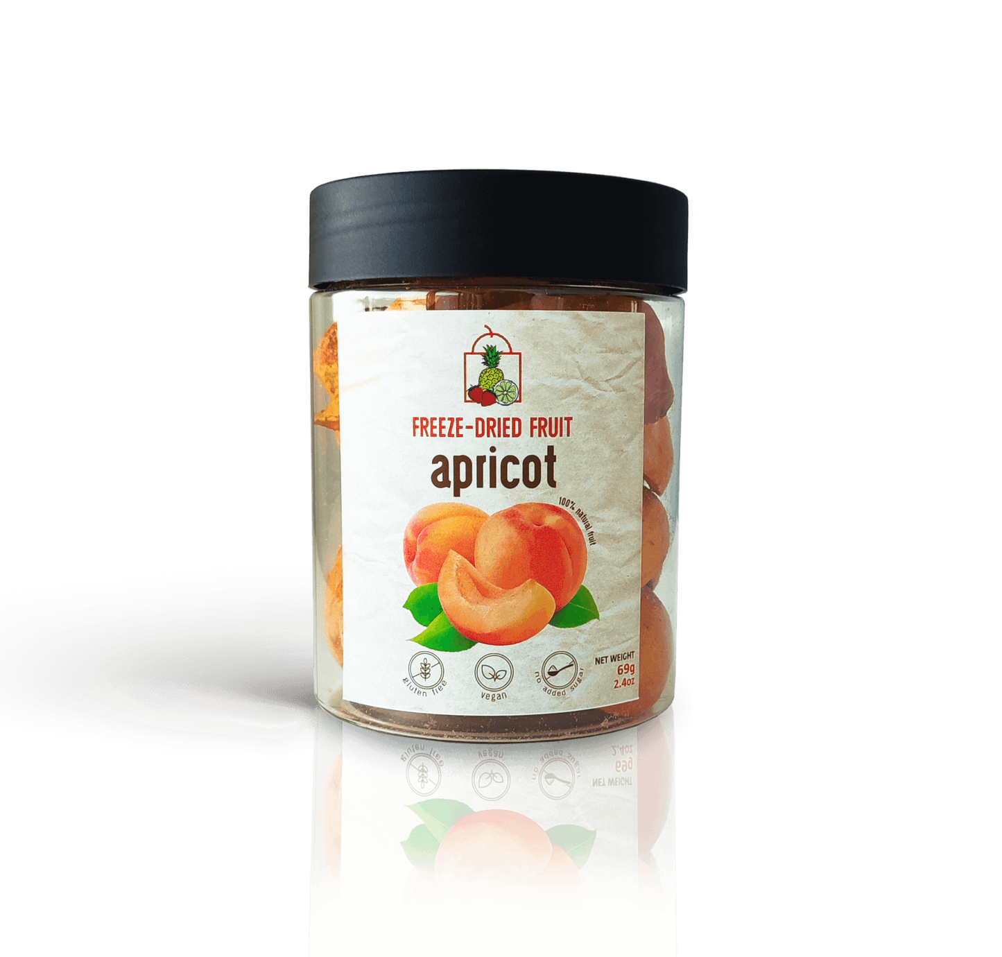 Freeze Dried Apricot (Sour) Snack by The Rotten Fruit Box