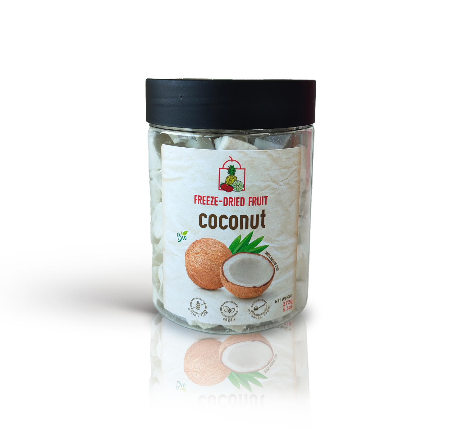 Freeze-Dried Organic Coconut Snack by The Rotten Fruit Box