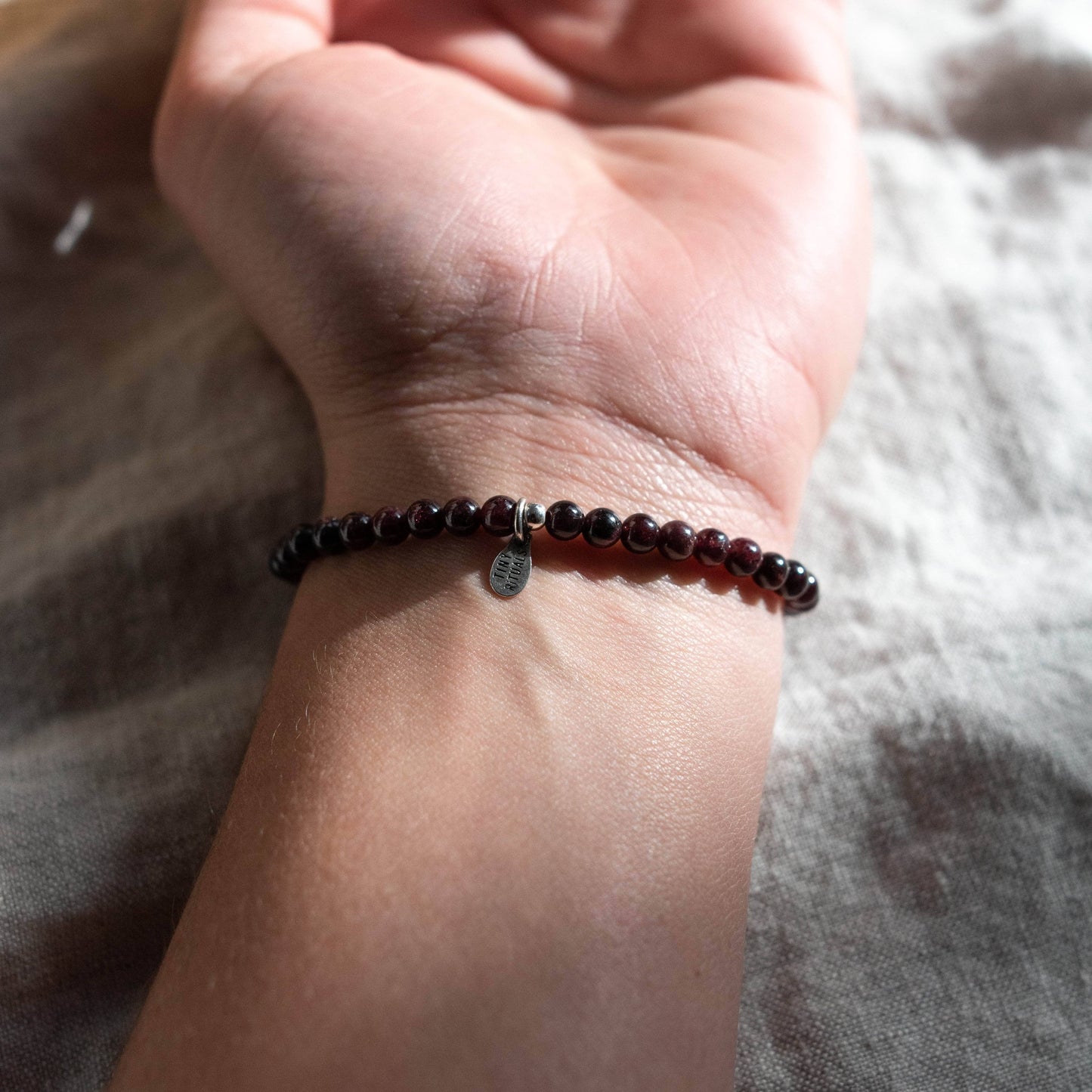 Garnet Energy Bracelet by Tiny Rituals