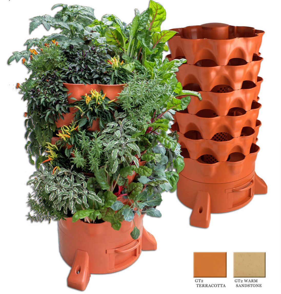 Garden Tower Project 2 Composting Vertical Garden Planter by Garden Tower Project - Lotus and Willow