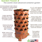 Garden Tower Project 2 Composting Vertical Garden Planter by Garden Tower Project - Lotus and Willow