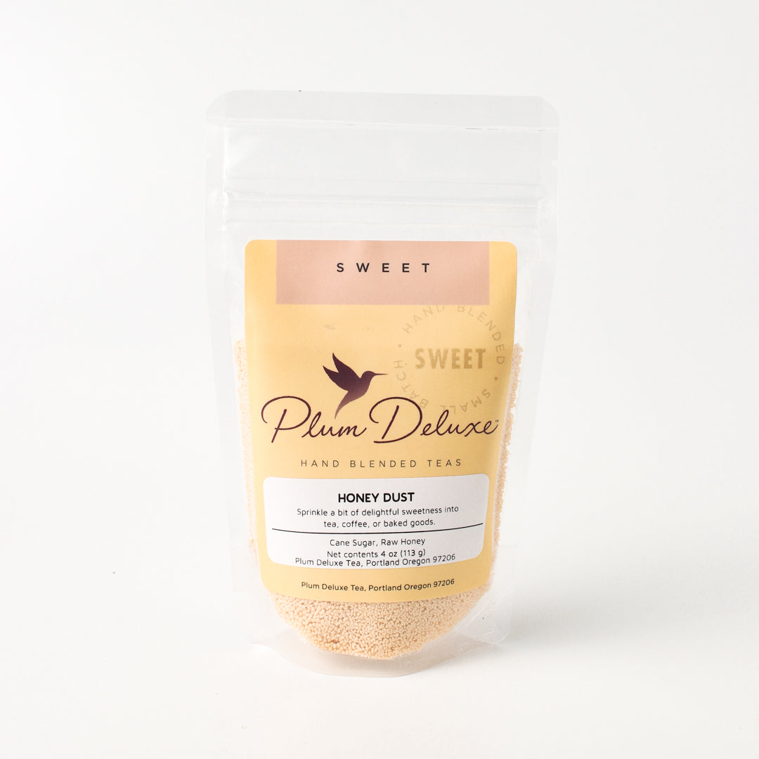 Honey Dust (Cane Sugar - Raw Honey) by Plum Deluxe Tea - Lotus and Willow