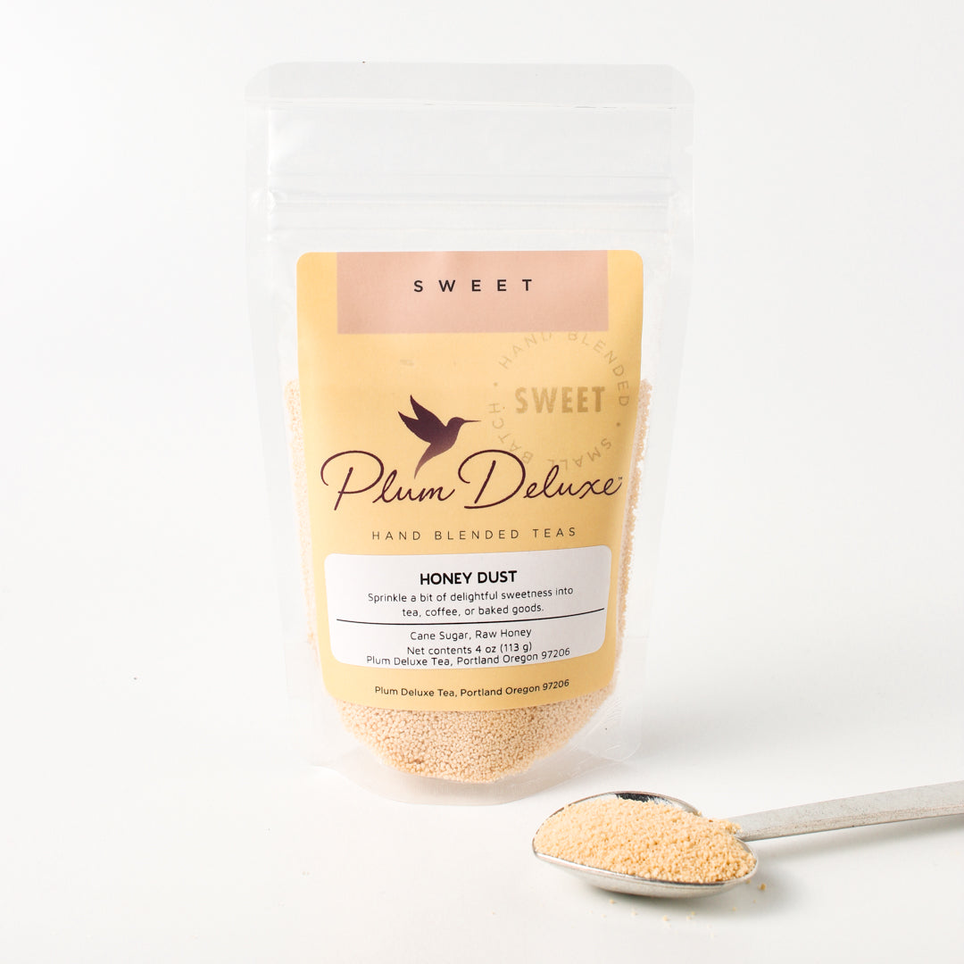 Honey Dust (Cane Sugar - Raw Honey) by Plum Deluxe Tea - Lotus and Willow