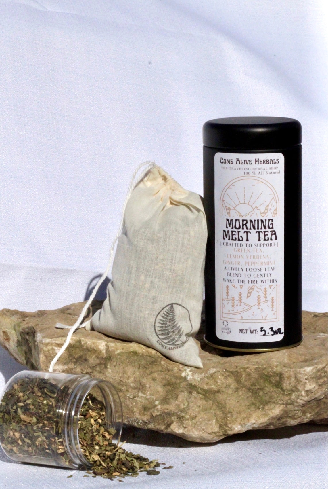 Morning Melt Tea by Come Alive Herbals - Lotus and Willow