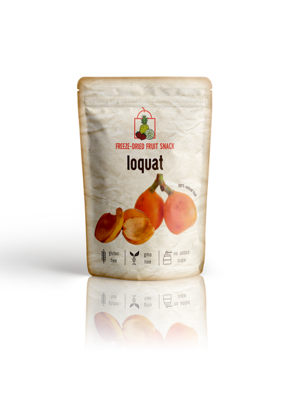 Freeze Dried Loquat or Medlar Snack by The Rotten Fruit Box