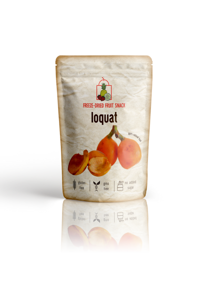 Freeze Dried Loquat or Medlar Snack by The Rotten Fruit Box