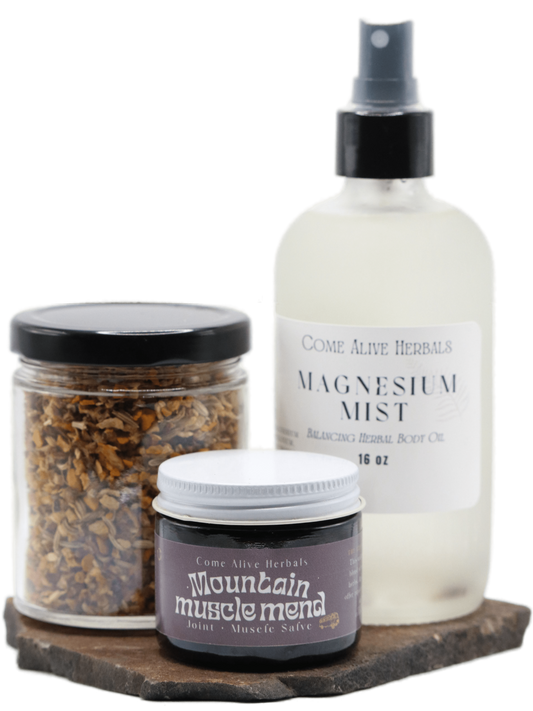 Muscle Recovery Bundle by Come Alive Herbals - Lotus and Willow