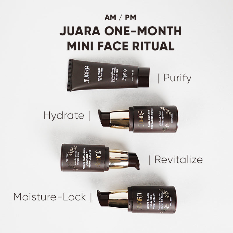 One-Month Mini Face Ritual - For a Spa Glow Wherever You Go by JUARA Skincare