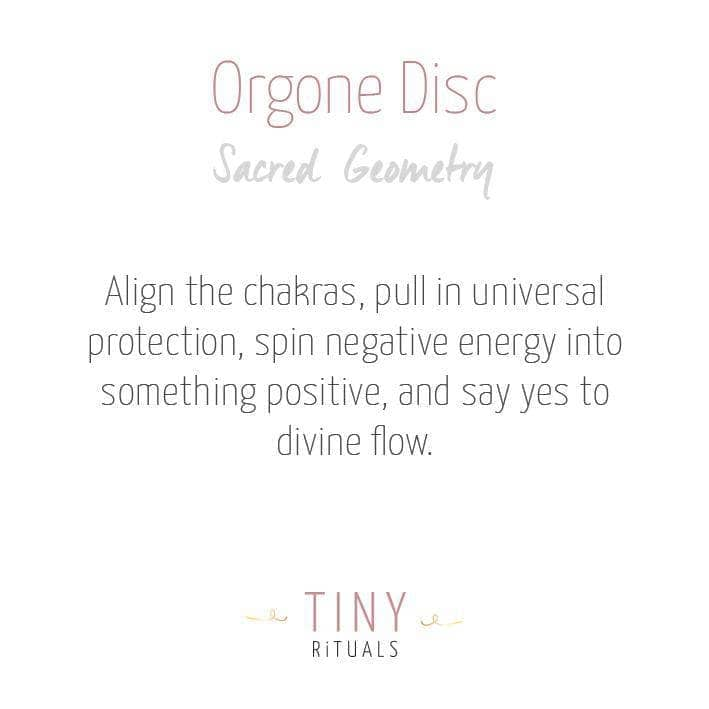 Gemstone Orgone Disc by Tiny Rituals