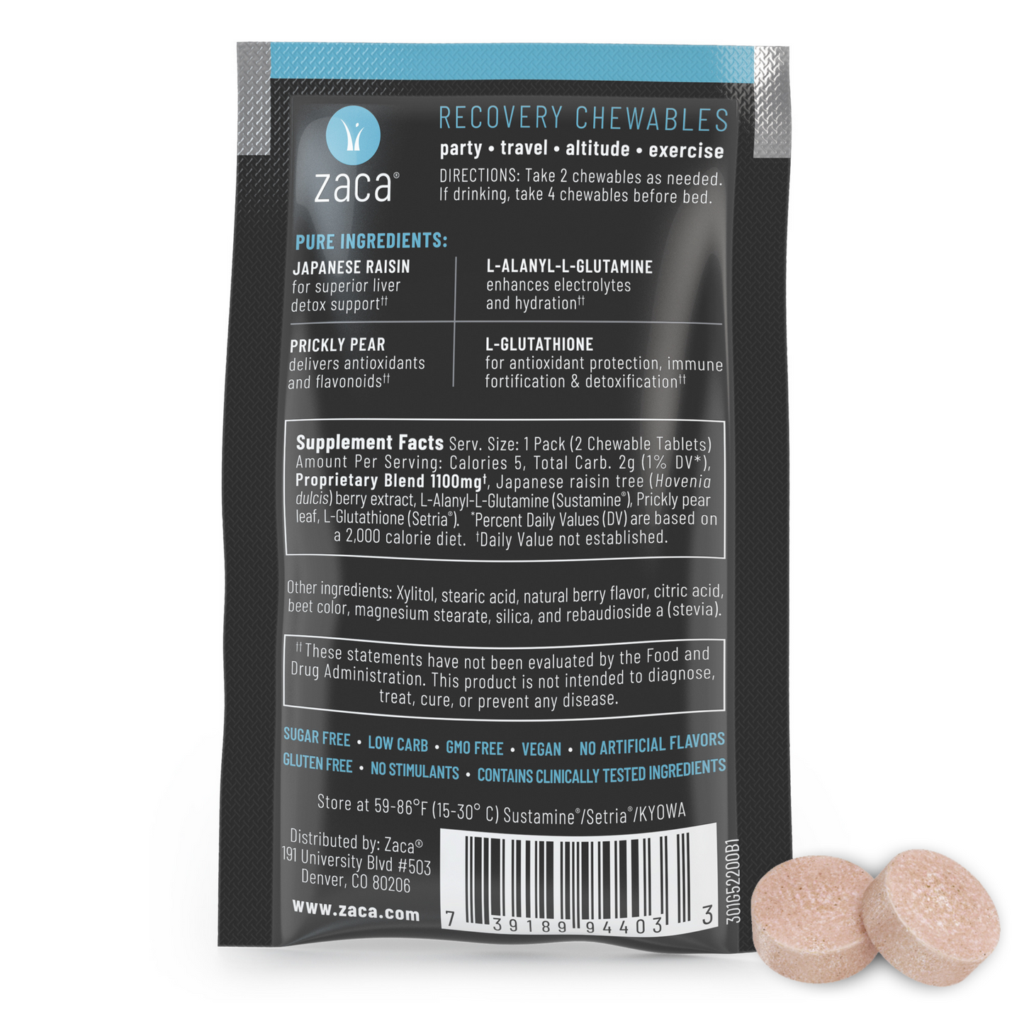 Recovery Chewable by Zaca