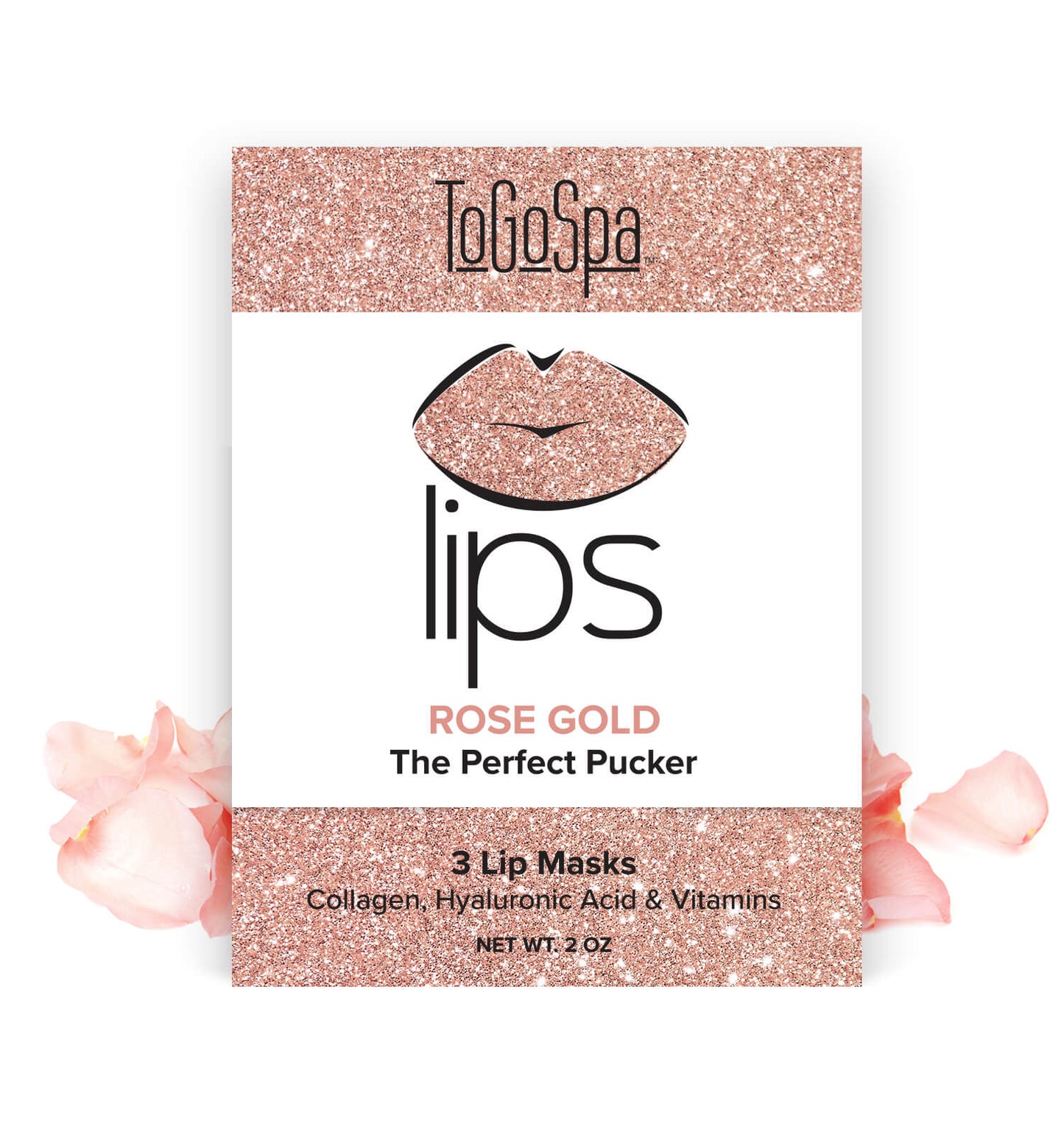 Rose Gold LIPS by ToGoSpa